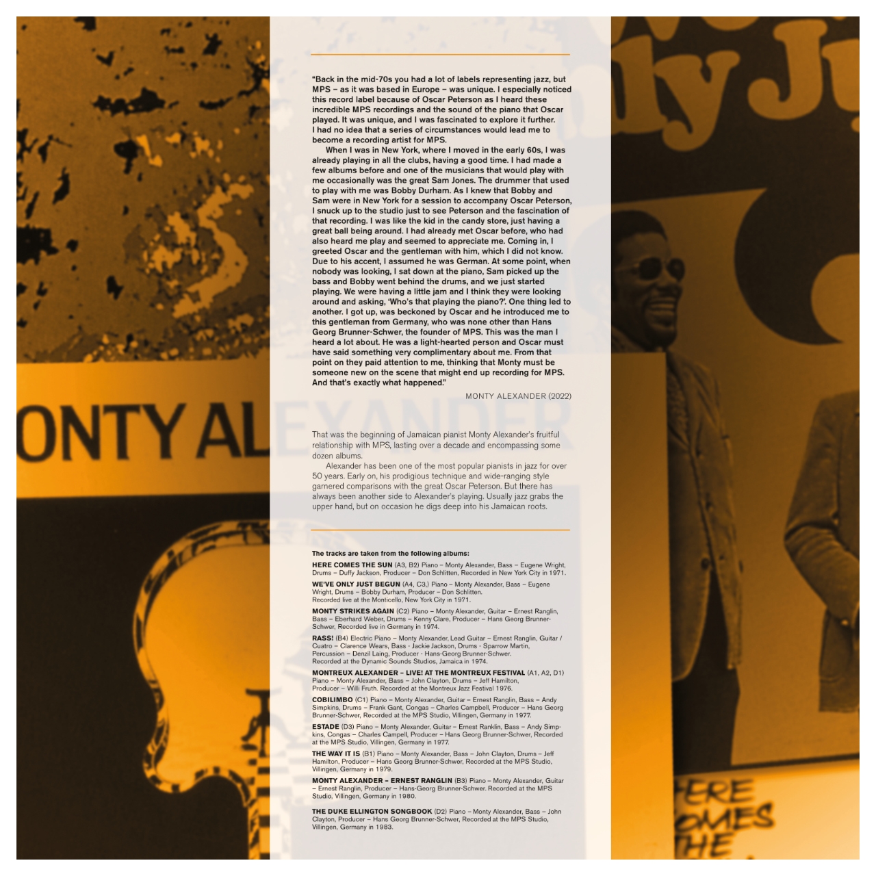 Monty Alexander - The Best of MPS Years | Revox - experience