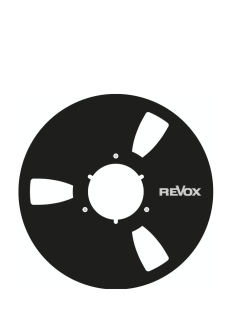 Revox Leere Standardspule Schwarz